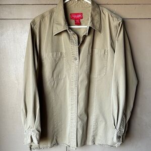 Venezia Khaki Button-Up Shirt